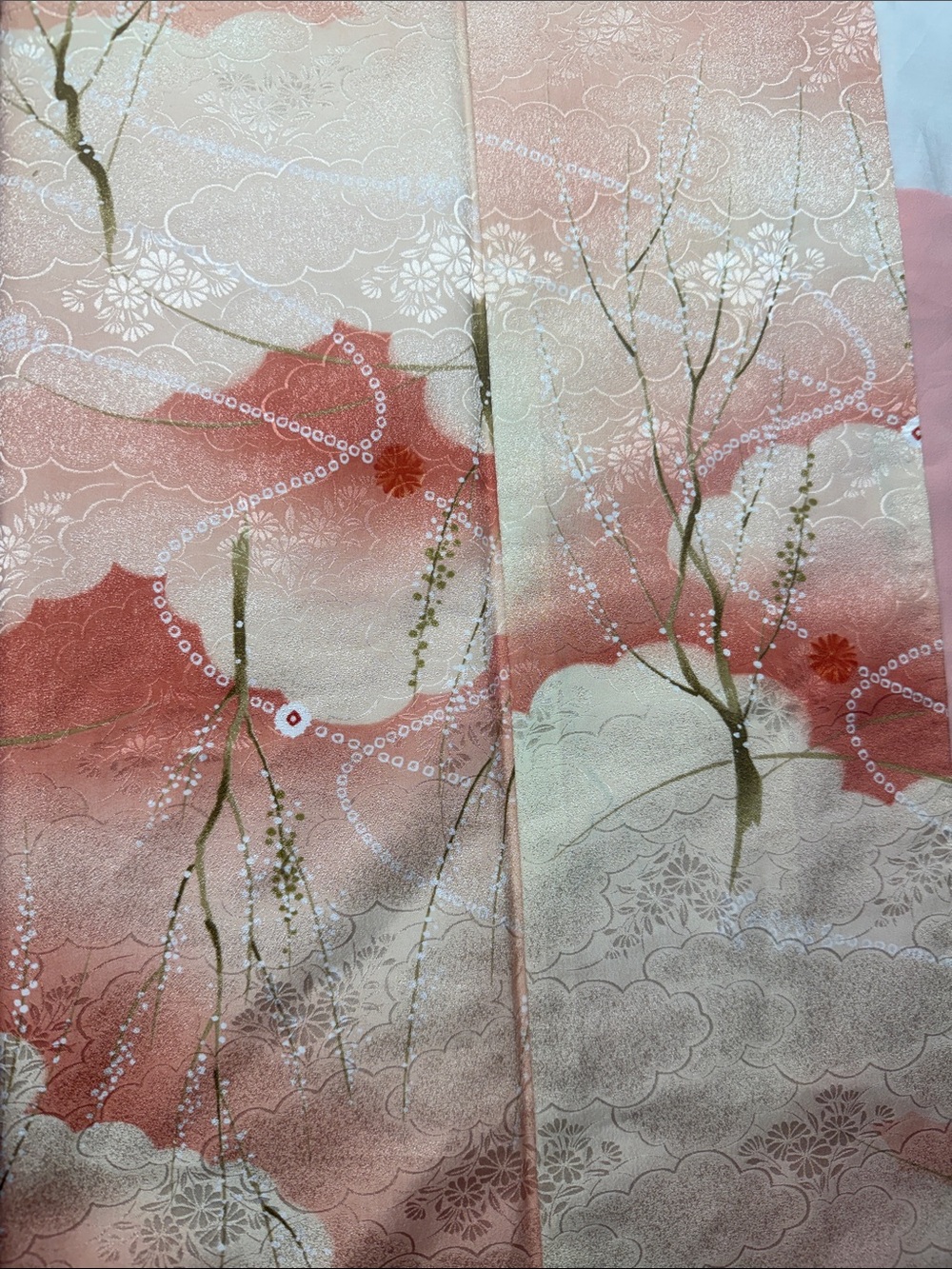 Authentic Pink Kimono c#50 - Picture 3 of 4